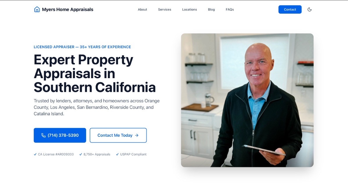 Merle Intner Employee Relocation Appraisal | Southern California Appraisals | Myers ...